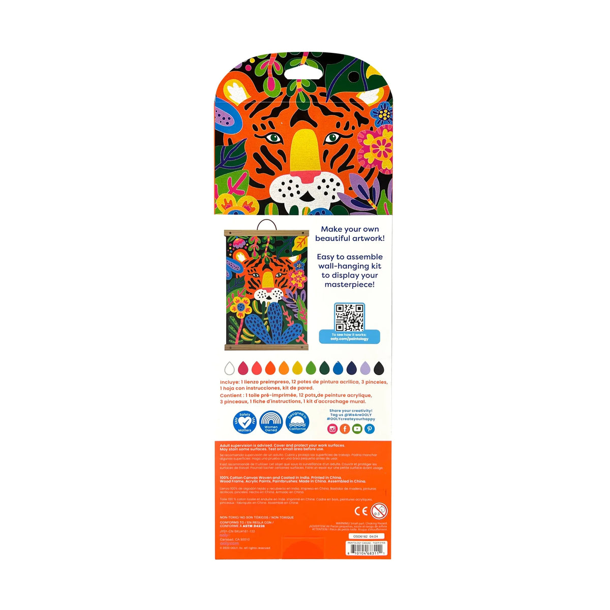 Paintology Paint-By-Number Canvas Kit - 2 themes
