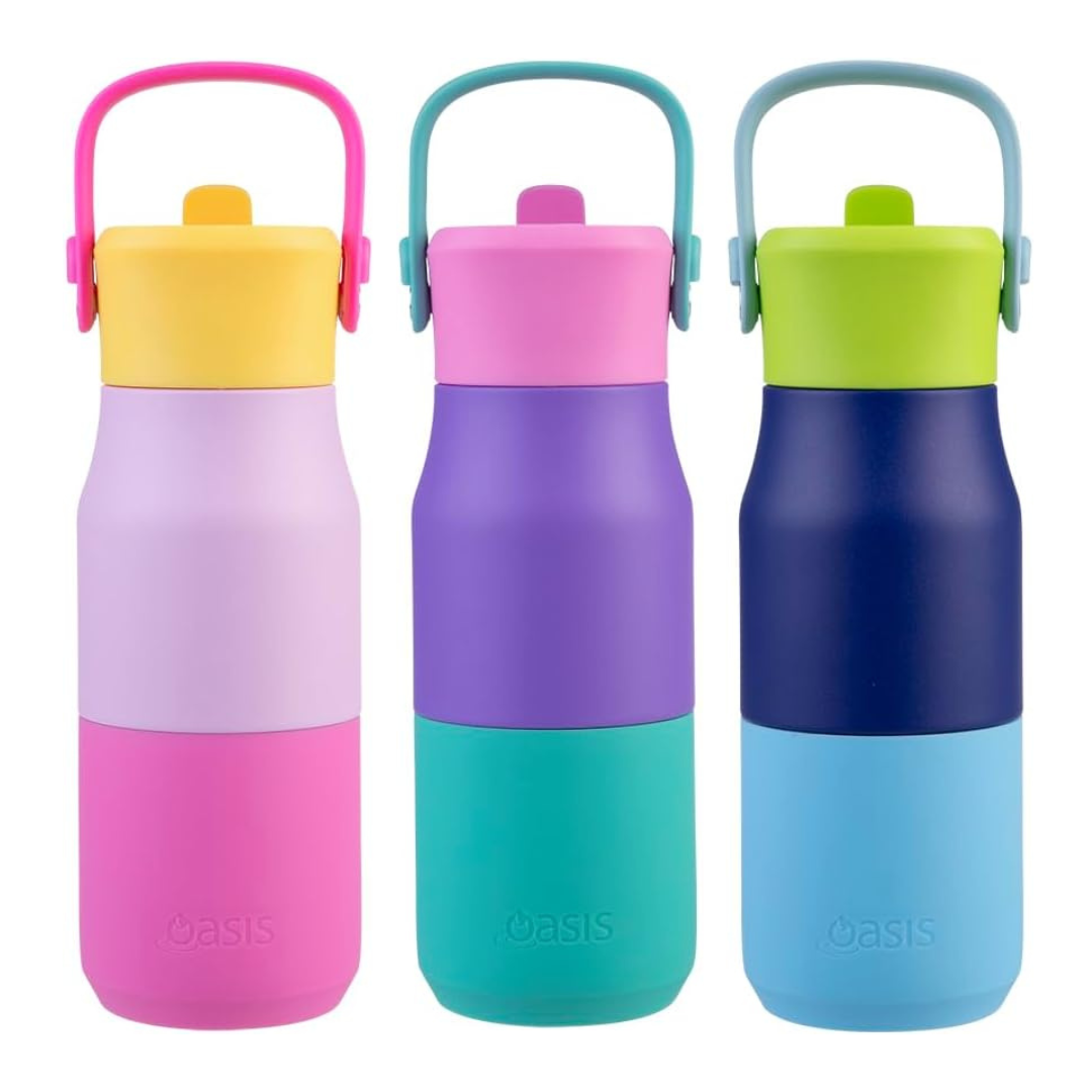 Oasis Junior Drink Bottle with Sipper Lid - 400ml