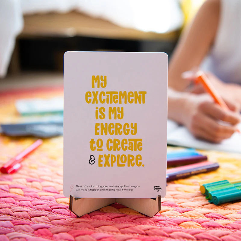 Awesome Inc Affirmations &amp; Actions Card Set (age 5+)