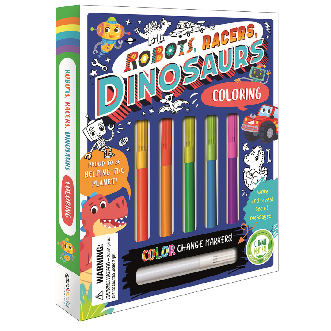 Igloo ColourMania Colouring Kit - Robots Racers and Dinosaurs