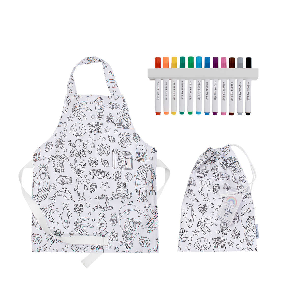 Colour Me Kids Colouring in Apron Set