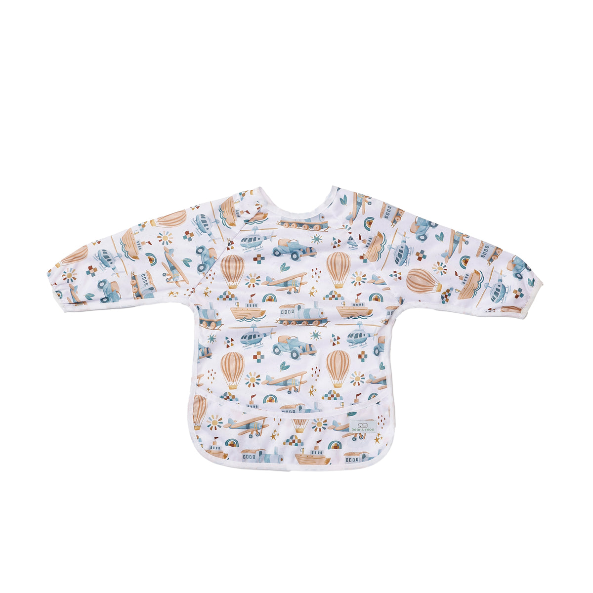 Bear &amp; Moo Sleeved Bib