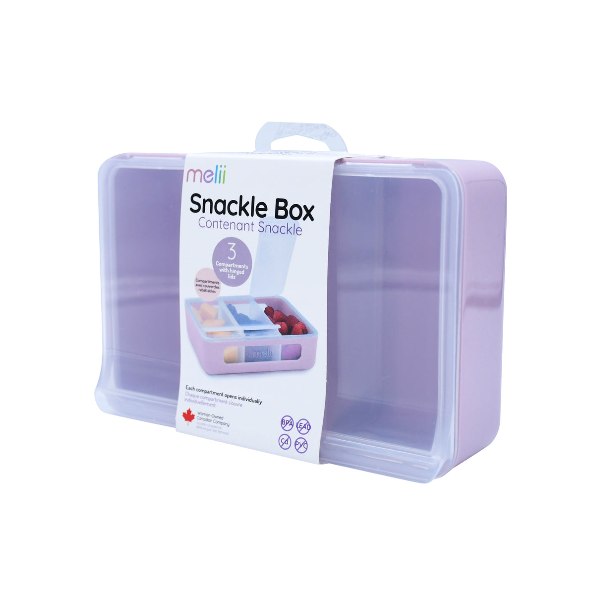 Melii Snackle Box - 3 Compartments