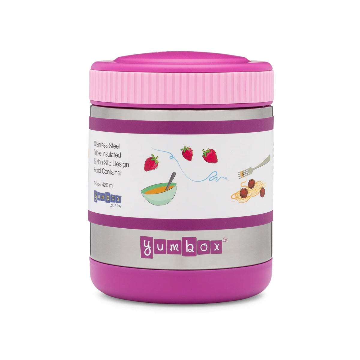 Yumbox Zuppa Thermal Food Jar with Spoon and Band