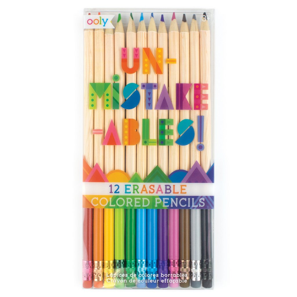 Ooly Erasable Colour Pencils - pack of 12
