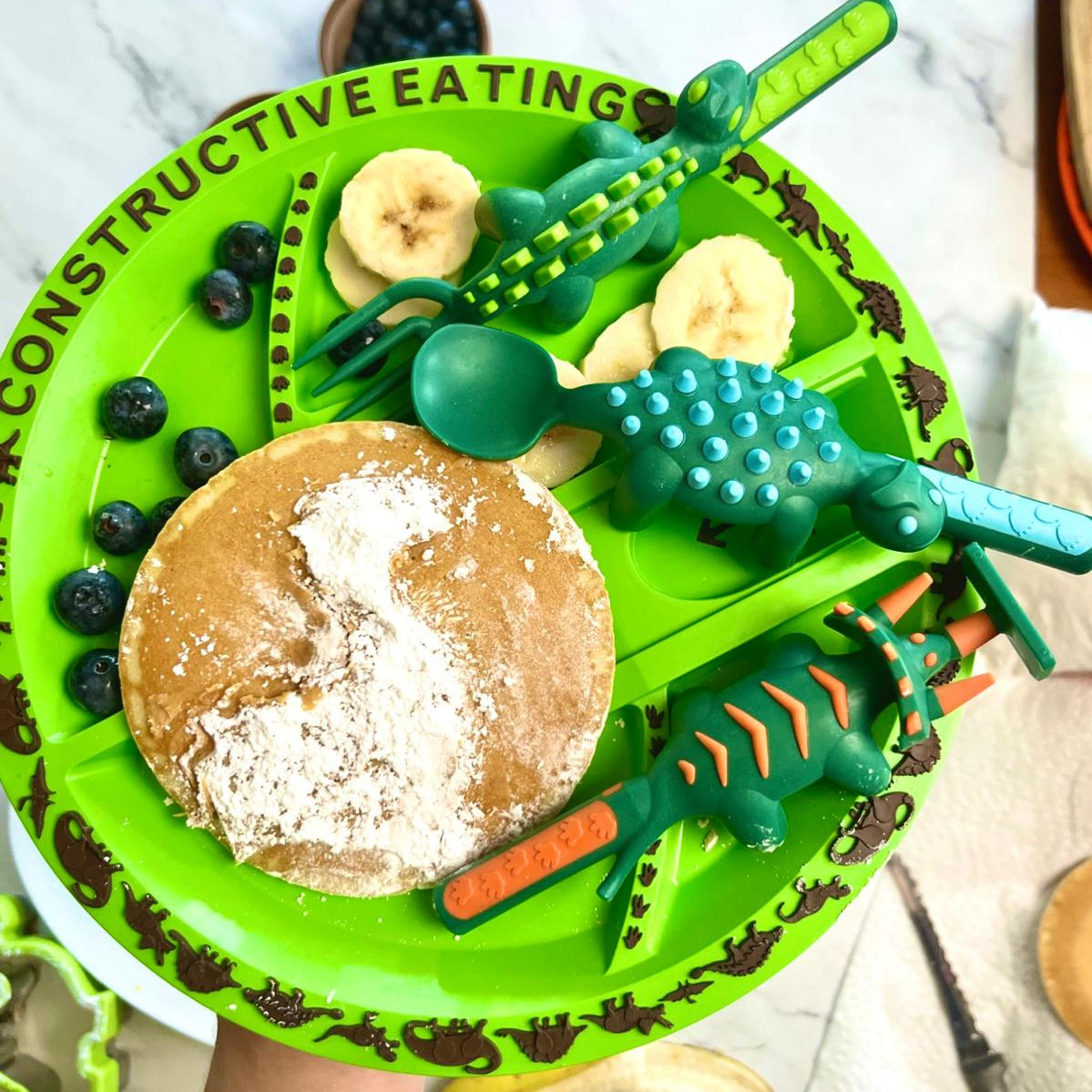 Constructive Eating Plate - 3 Themes