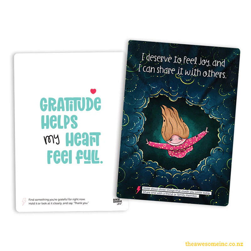 Awesome Inc Affirmations &amp; Actions Card Set (age 5+)