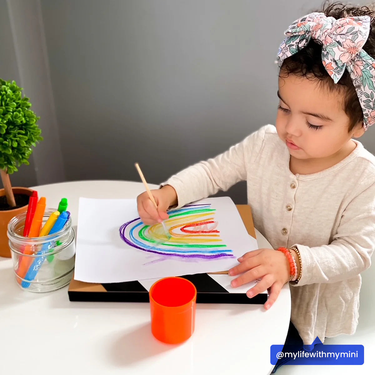 Ooly Smooth Stix Watercolor Gel Crayons - Set of 7