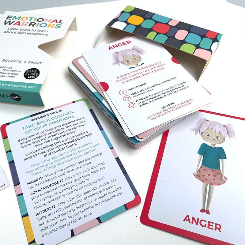 Awesome Inc Emotional Warriors Card Game (ages 3+)