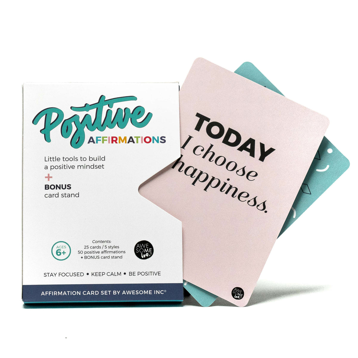 Awesome Inc Positive Affirmations Card Set (age 6+)