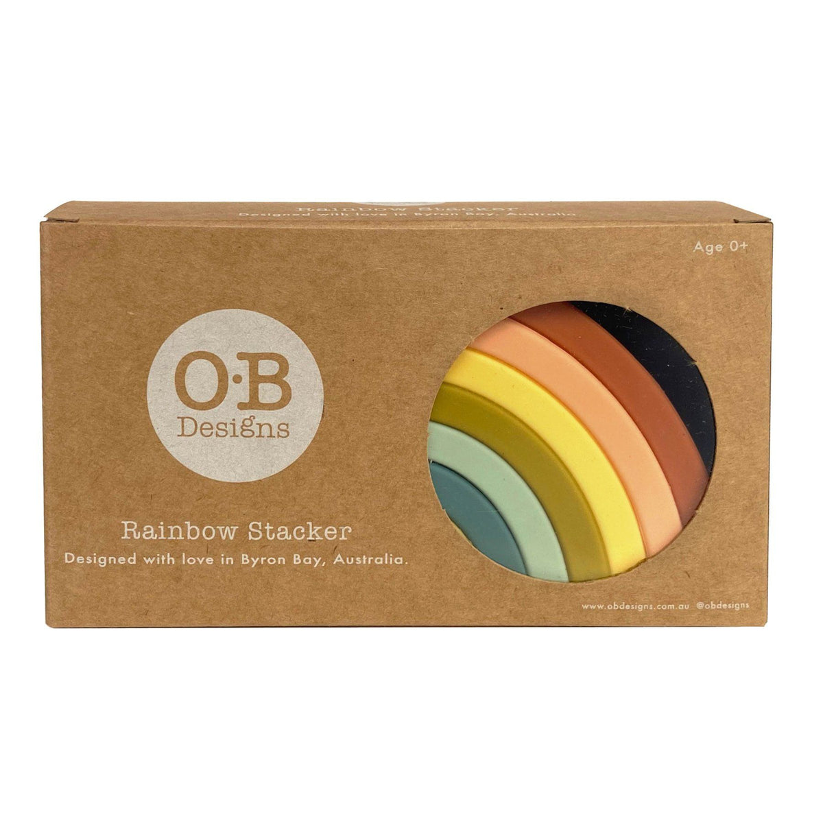 OB Designs Silicone Stacker - Rainbow
