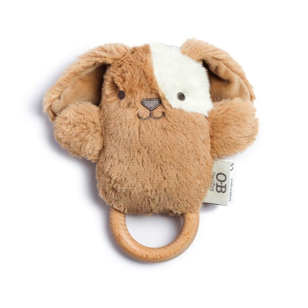 OB Designs Baby Rattle and Teething Ring