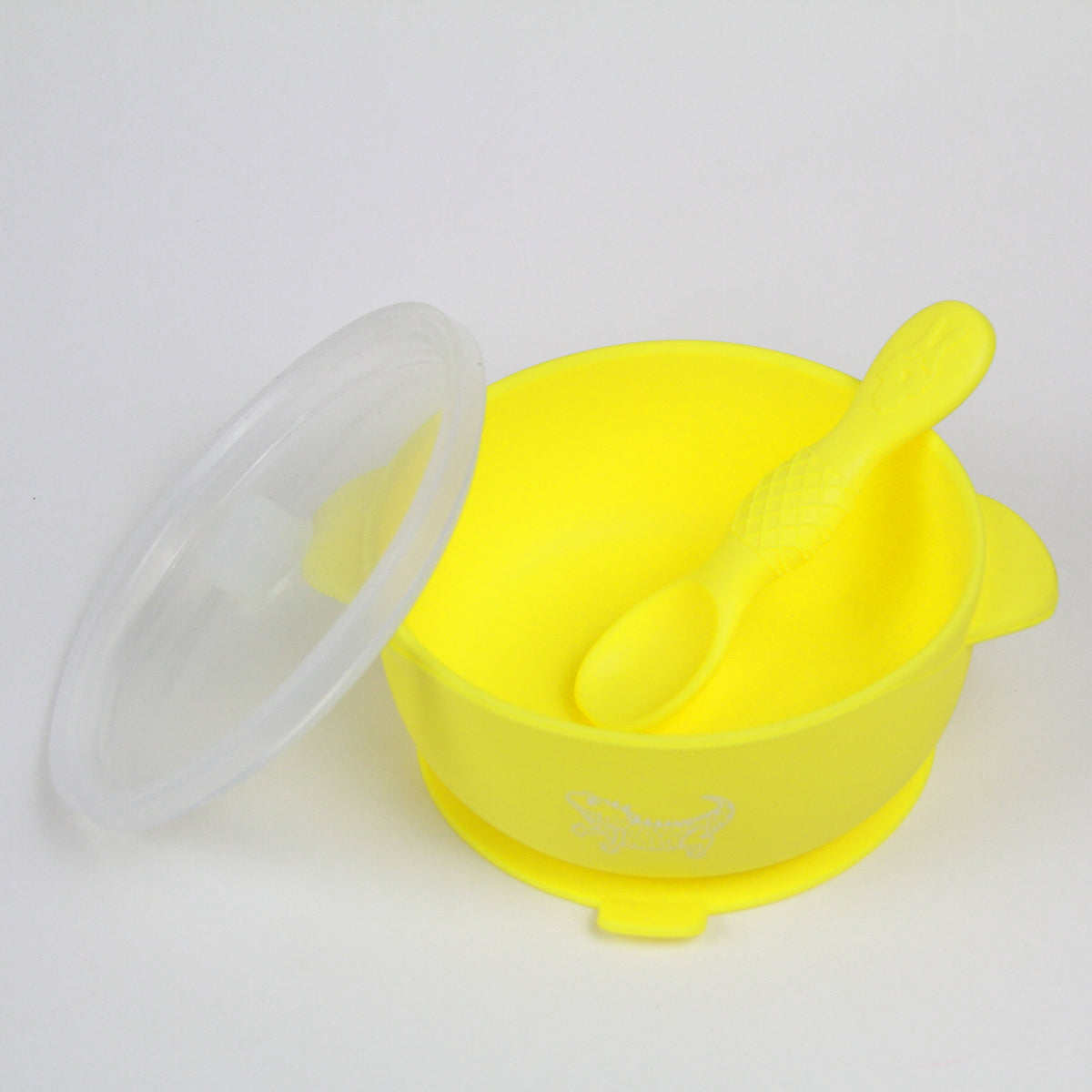Little Giants Deluxe Suction Bowl with Lid and Spoon