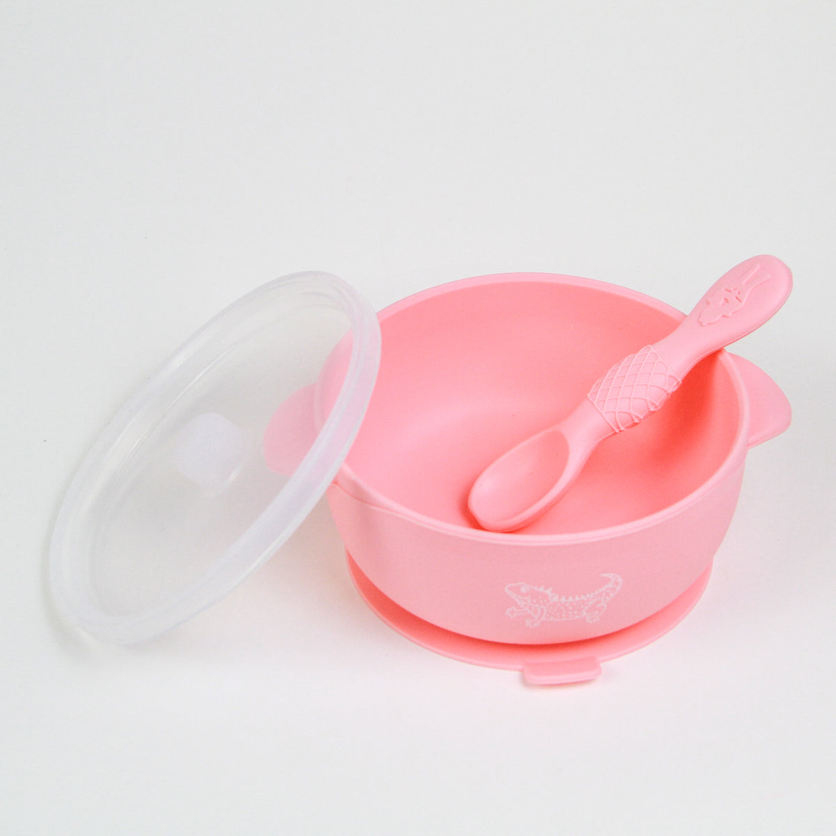 Little Giants Deluxe Suction Bowl with Lid and Spoon