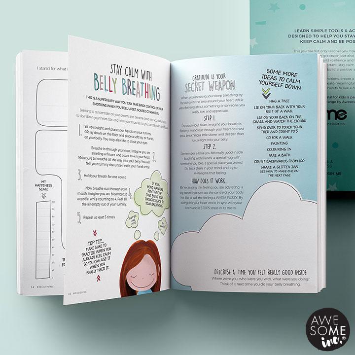 Awesome Inc Resilient ME Gratitude Journal for Kids (ages 5-12)