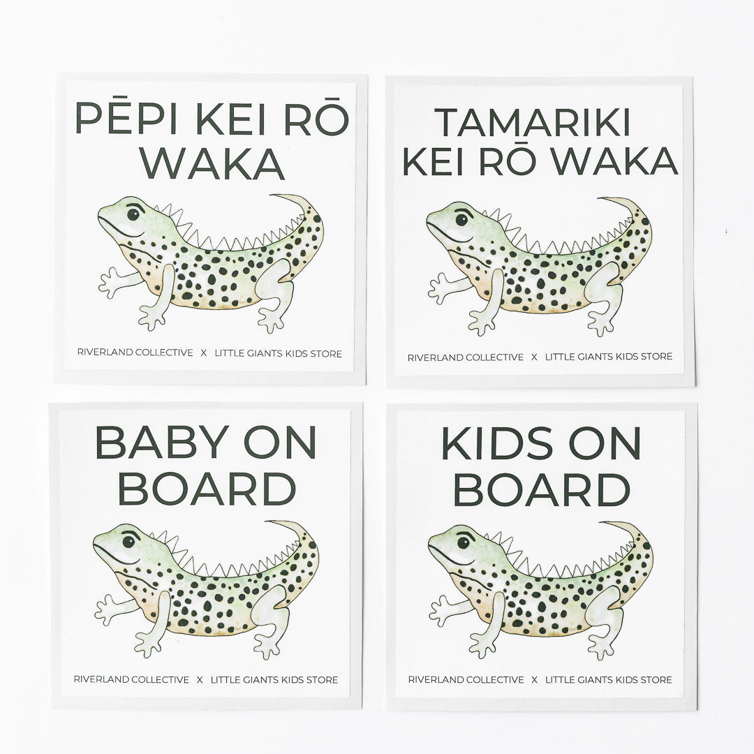 Riverland Collective X Little Giants Baby on Board Decals