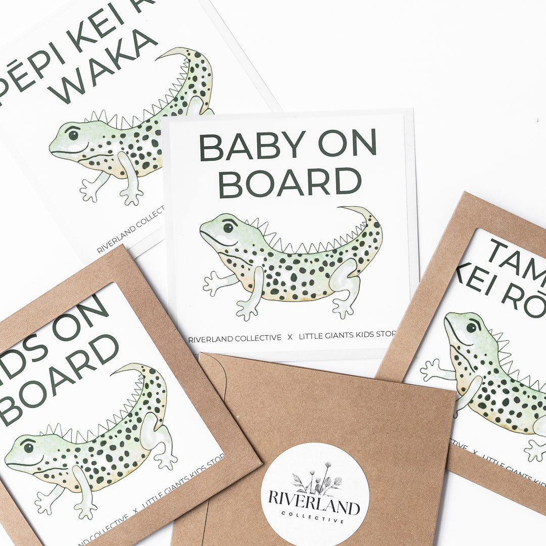 Riverland Collective X Little Giants Baby on Board Decals