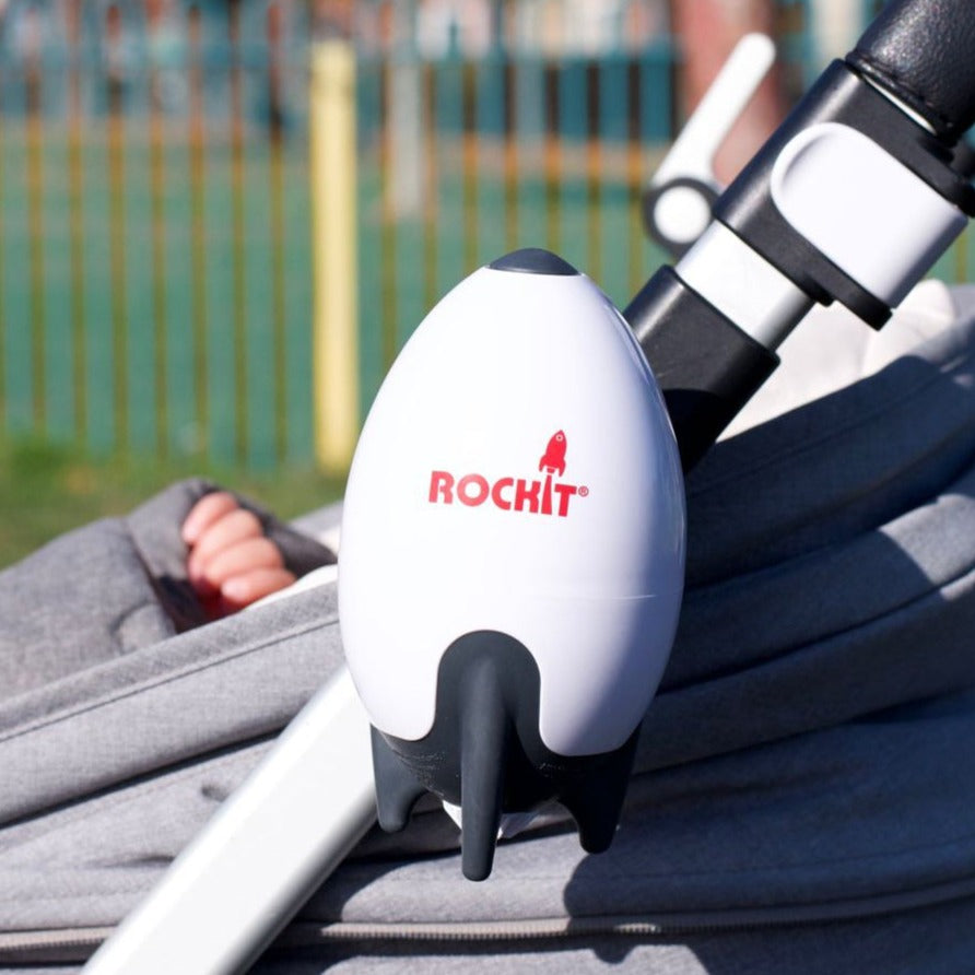 The Rockit Portable Stroller Rocker - V2 Rechargeable Version, Blackout &  Travel