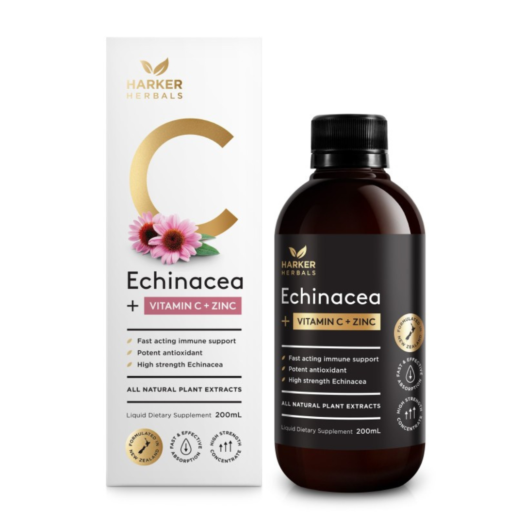Harker Herbals Be Well Vitamin C+ Echinacea + Zinc 200ml